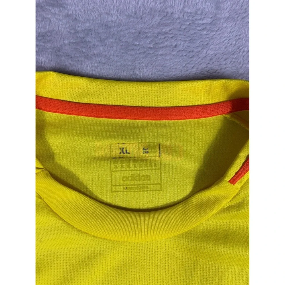 adidas Colombia National Team Soccer Jersey Mens XL Yellow Roberto 19 2024 Home